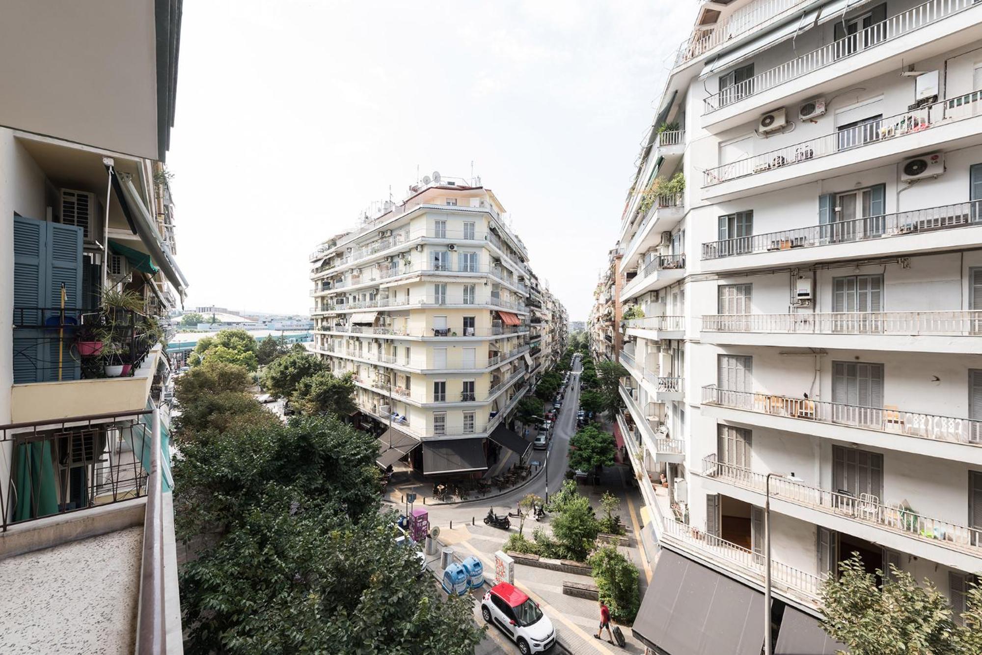 Portoseaview Apartments A Svolou 53 Tesalonika Bagian luar foto