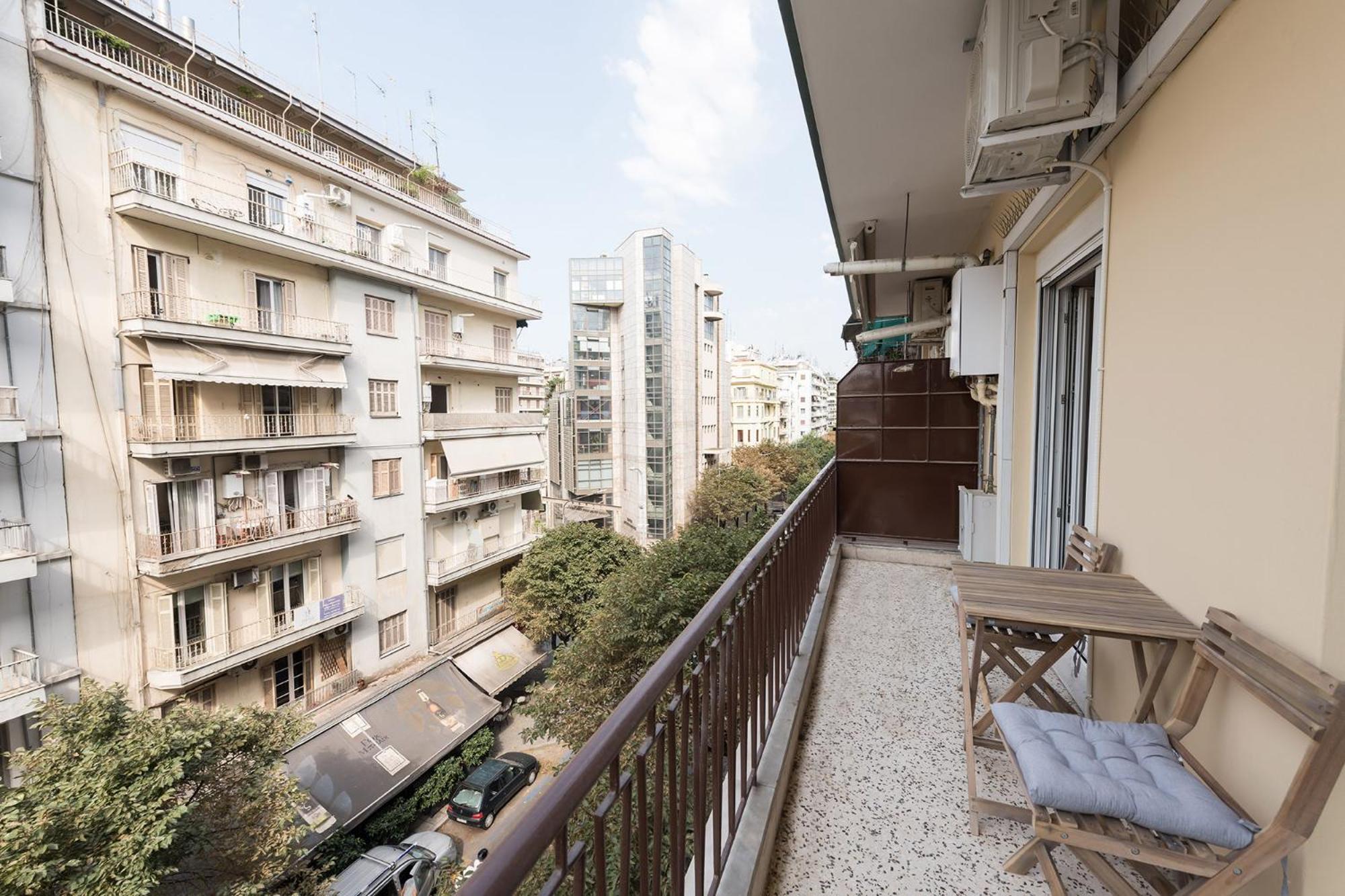 Portoseaview Apartments A Svolou 53 Tesalonika Bagian luar foto